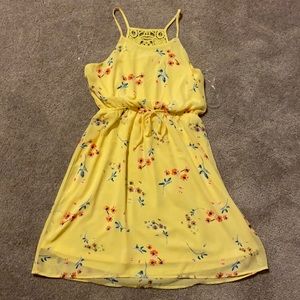 Sophia & Zeke yellow floral dress